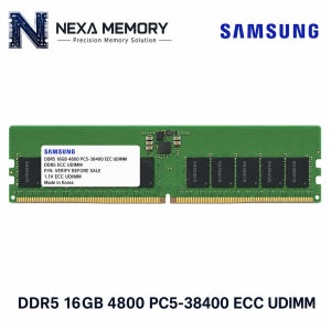 삼성전자 워크스테이션 DDR5 16GB 4800 메모리 PC5-38400 ECC UDIMM