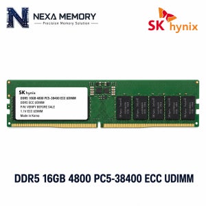 SK하이닉스 워크스테이션 DDR5 16GB 4800 메모리 PC5-38400 ECC UDIMM