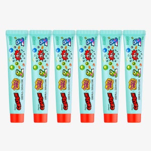 [버블보블 에디션] 덴트릭스 크러쉬 치약 60g, 6개 / 잇몸케어 입냄새제거 구취개선 불소치약
