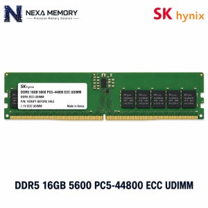 SK하이닉스 워크스테이션 DDR5 16GB 5600 메모리 PC5-44800 ECC UDIMM