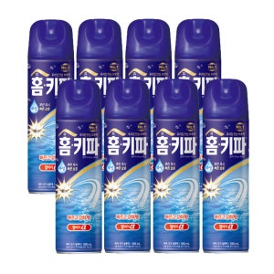 홈키파 엘비이 알파 수성 파리 모기 에어졸 500ml, 8개