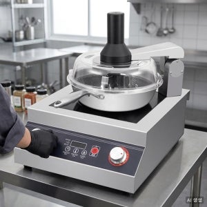 업소용 자동 볶음기 떡볶이 자동화 조리기 식당 프랜차이즈 배달전문점 볶음 로봇 220V 5000W
