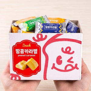 땅콩카라멜5g70입 대용량 사무실 단체간식