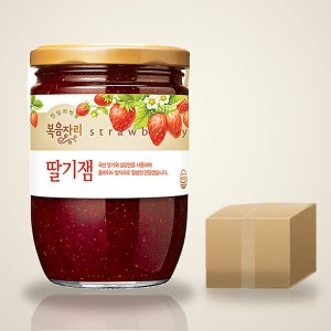 국산 딸기 딸기잼 디저트 토스트 제과제빵 토핑 640g, 12개