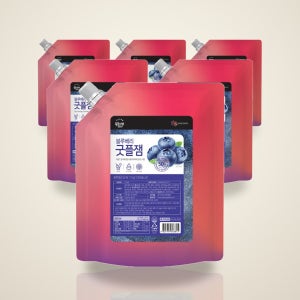 블루베리 굿플잼 캐나다산 야생블루베리 다용도 과일잼 1kg, 6개