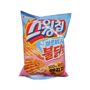스윙칩 까르보나라 불닭맛 112g 1개