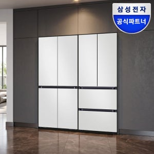 [신제품런칭특가]삼성 비스포크 키친핏 냉장고 김치냉장고 세트 RM70H63R1A RK70F42M2A 코타화이트(1등급+2등급)
