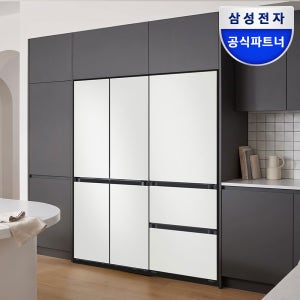[신제품런칭특가] 삼성 비스포크 키친핏 냉장고 김치냉장고 1등급 세트 RM70H63R1A RQ33DB74C1AP 코타화이트