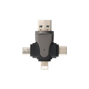 멀티 카드리더기 USB C타입 8핀 IH491