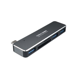 C타입 USB3.0 3포트 허브 카드리더기 IF829