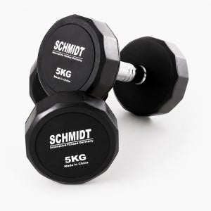 슈미트 덤벨 아령 12각 고무아령 3~10kg