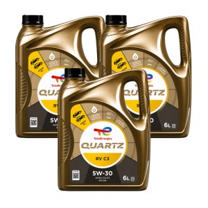 토탈쿼츠 RV C3 RVC3 5W30 6LX3개 18L 디젤 가솔린 합성엔진오일
