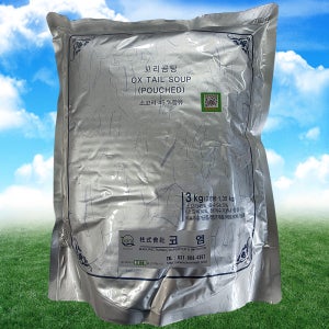 소꼬리 30쪽내외 월성유통 조미료 무첨가 소꼬리곰탕 3kg 파우치 5개
