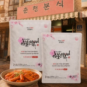 40년전통 추억의맛 춘분떡볶이 순한맛, 600g, 1개
