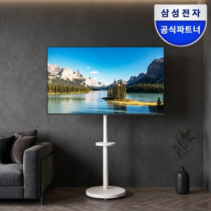 삼성전자 4K UHD LED 비즈니스 TV LH55BEHHLGFXKR 138.7cm(55인치), 이동식 스탠드