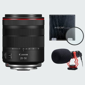 캐논 RF 20-50mm F4 L IS USM PZ + 메코 ND8 1000 가변 필터 +포토리뷰 카메라 마이크 (정품보유)