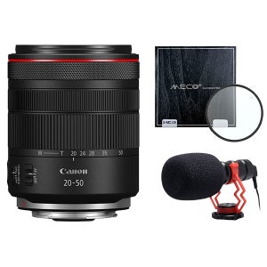 캐논 RF 20-50mm F4 L IS USM PZ + 메코 ND8 1000 가변 필터 +포토리뷰 카메라 마이크 (정품보유)