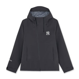 [MLB] 고프코어 3L 사선 지퍼 바람막이 NY (D.Charcoal Grey) 3AWJB7064