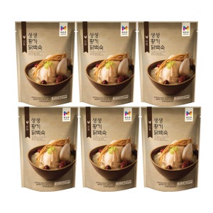 삼계탕 생생황기닭백숙[냉장] 1kgx6팩