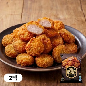 탐탐 제주 흑돼지 미니 한입 돈까스 꼬마돈까스 500g, 2개