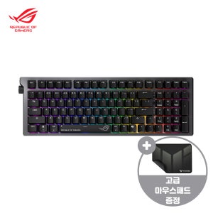 (런칭프로모션) ASUS ROG STRIX MORPH 96/NXSWV2/KR/ABS 한글 알루미늄 무선 96% 기계식 리니어 키보드