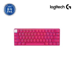 로지텍코리아 공식 PRO X 60 LIGHTSPEED 무선 게이밍 키보드 마젠타, 택타일