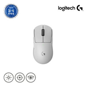 [지슈라2 기본형 게이밍 마우스] 로지텍코리아 공식 PRO X SUPERLIGHT2 지슈라2 게이밍마우스 화이트