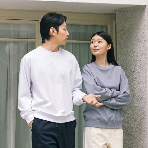 무지 세미오버 맨투맨 RT41 (남녀공용, 단체 굿즈 티셔츠주문제작 가능)