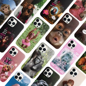 원숭이 밤티 케이스 병맛 쓸데없는 선물 엽기 하드, 갤럭시A퀀텀2-A82