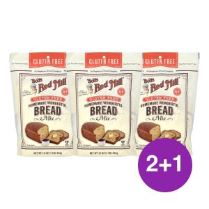 밥스레드밀 홈메이드 원더풀 브레드 믹스 454g, 3개