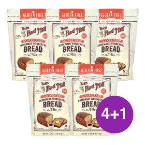 밥스레드밀 홈메이드 원더풀 브레드 믹스 454g, 5개