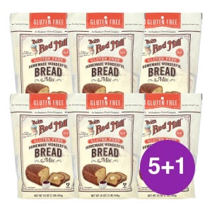 밥스레드밀 홈메이드 원더풀 브레드 믹스 454g, 6개