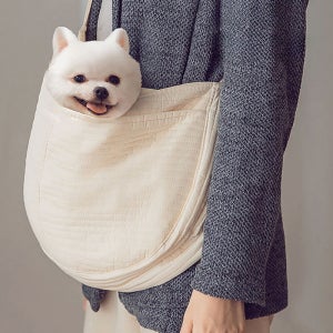 강아지산책용가방 강아지앞가방 고양이포대기 슬링백
