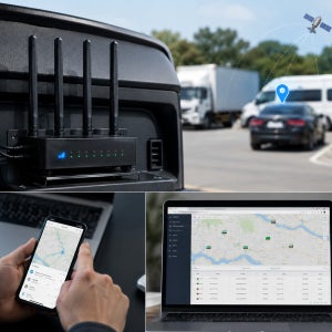 GNSS GPS 위치추적 장비통신 LTE 5G 라우터 차량 자산 원격관리용