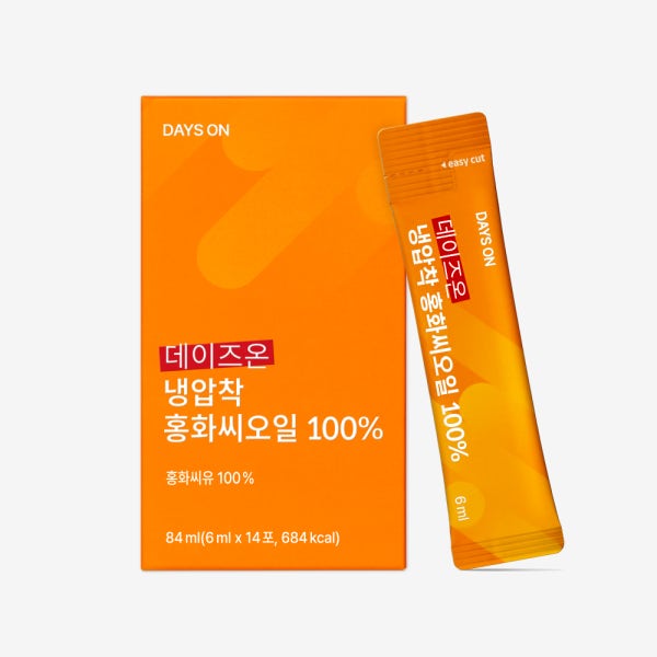 독일 프리미엄 데이즈온 냉압착 홍화씨오일 100% 고올레산