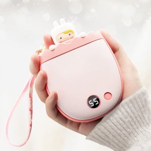 머레이 캐릭터 키링 손난로 보조배터리 MK-CH1 충전식 휴대용 양면 발열 5400mAh