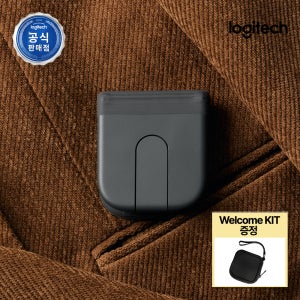 로지텍코리아 Mobi Fold 무선 블루투스 마우스 접이식 폴더블 무소음 그래파이트+웰컴키트