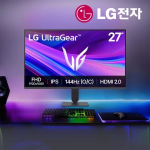[장패드증정]LG 울트라기어 68cm(27인치) 27G411 A 1ms 게이밍모니터 IPS 144Hz H