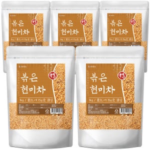국산 볶은 현미차 1kg, 5개