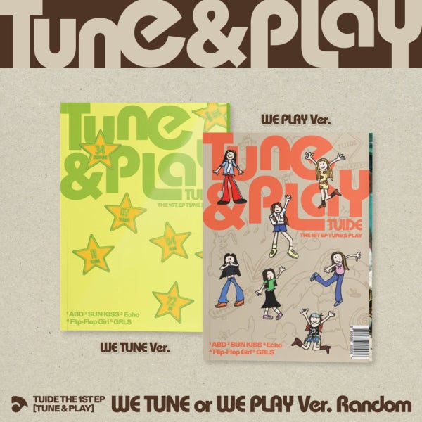 TUIDE 튜이드 앨범 TUNE&PLAY 1집 포토북 CD WETUNE/WEPLAY