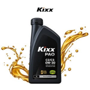 킥스 KIXX PAO C2 C3 0W30 1L 가솔린 디젤 LPG 엔진오일