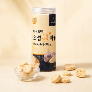 26-11-11 코스트코 상품 냉동보관시 장기섭취 바싹 말린 국내산 의성마늘 80g 소스락