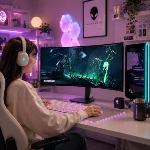 [재고보유 8월신상품] Dell AW3926QW 커브드 게이밍 39 LG 디스플레이 패널 5K OLED 330Hz 165Hz 모니터 안전포장