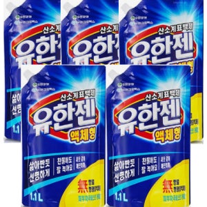 산소계표백제 액체형 리필 1.1L, 5개
