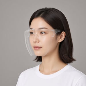 페이스쉴드 투명위생마스크 조리 식당 플라스틱 주방 실드 음식점 시식 배식 요리용 얼굴가리개
