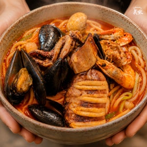 통오징어 짬뽕탕 700g 냉동 해물짬뽕탕 간편식 캠핑요리