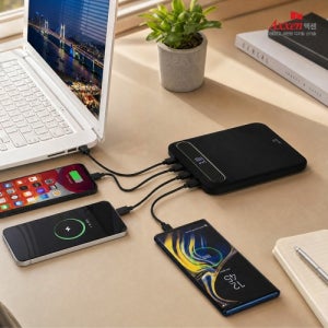 액센 B600 노트북 호환 65W 슬림 20,000mAh 초고속 보조배터리