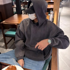 나이키(NIKE) 26FW 스탠다드이슈 가오리오버핏 후드티셔츠 (스모그다크그레이)