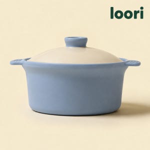 국산 실리콘 전자레인지 찜기 1.2L, 블루