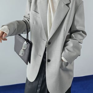 40% off [오늘배송] 클래식 싱글 수트 자켓 (2color) s/m 고퀄리티 포멀 오버핏 투버튼 블레이져
